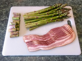 Double smoked bacon and fresh Ontario asparagus!