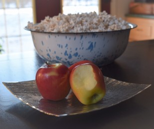 apples and popcorn